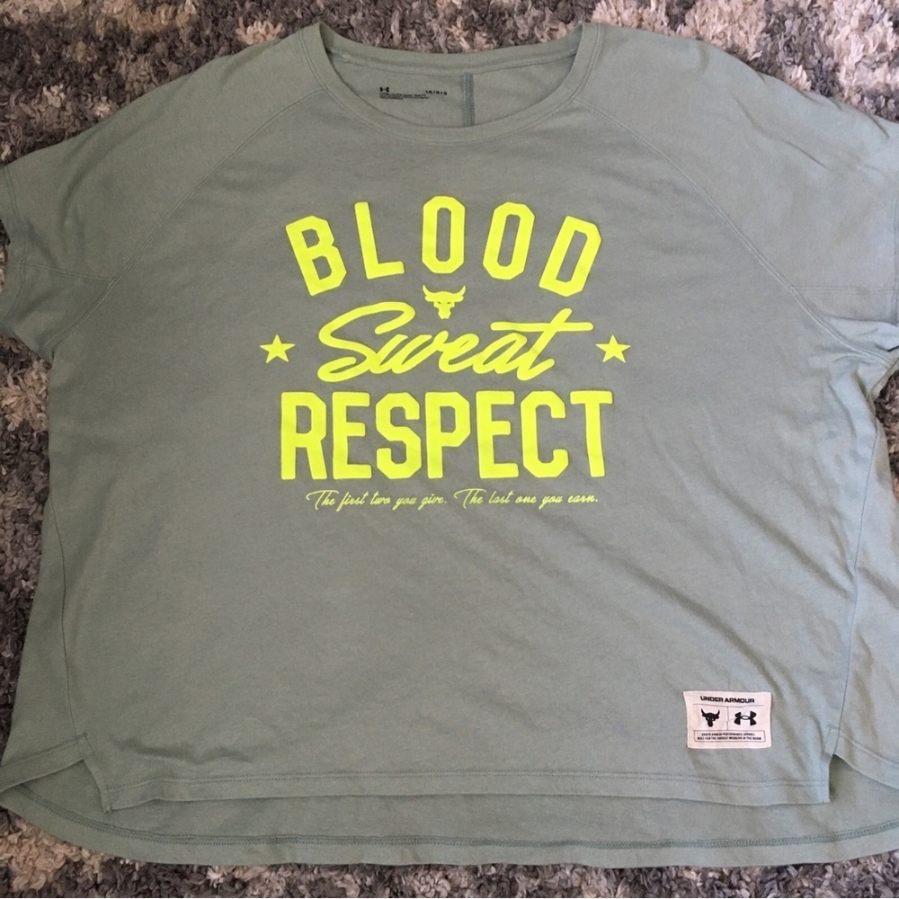 Under Armour Green Graphic T-Shirt L - Picture 2 of 6